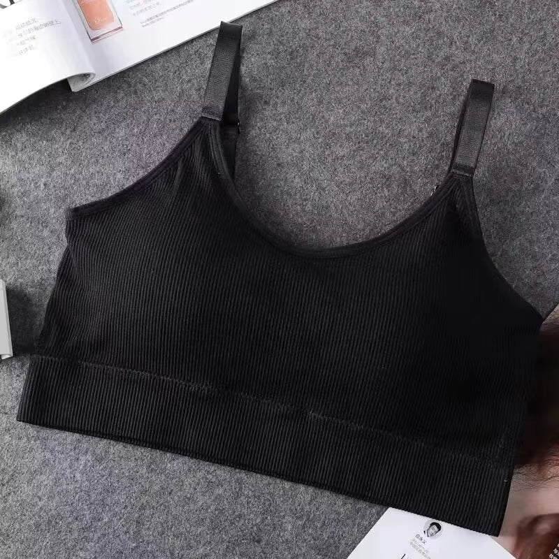 Women Seamless Brassiere Bra Full Cup Breathable Bralette Wire Free Comfort Sleep Bra Running Fitness Top High Quality Sport Top