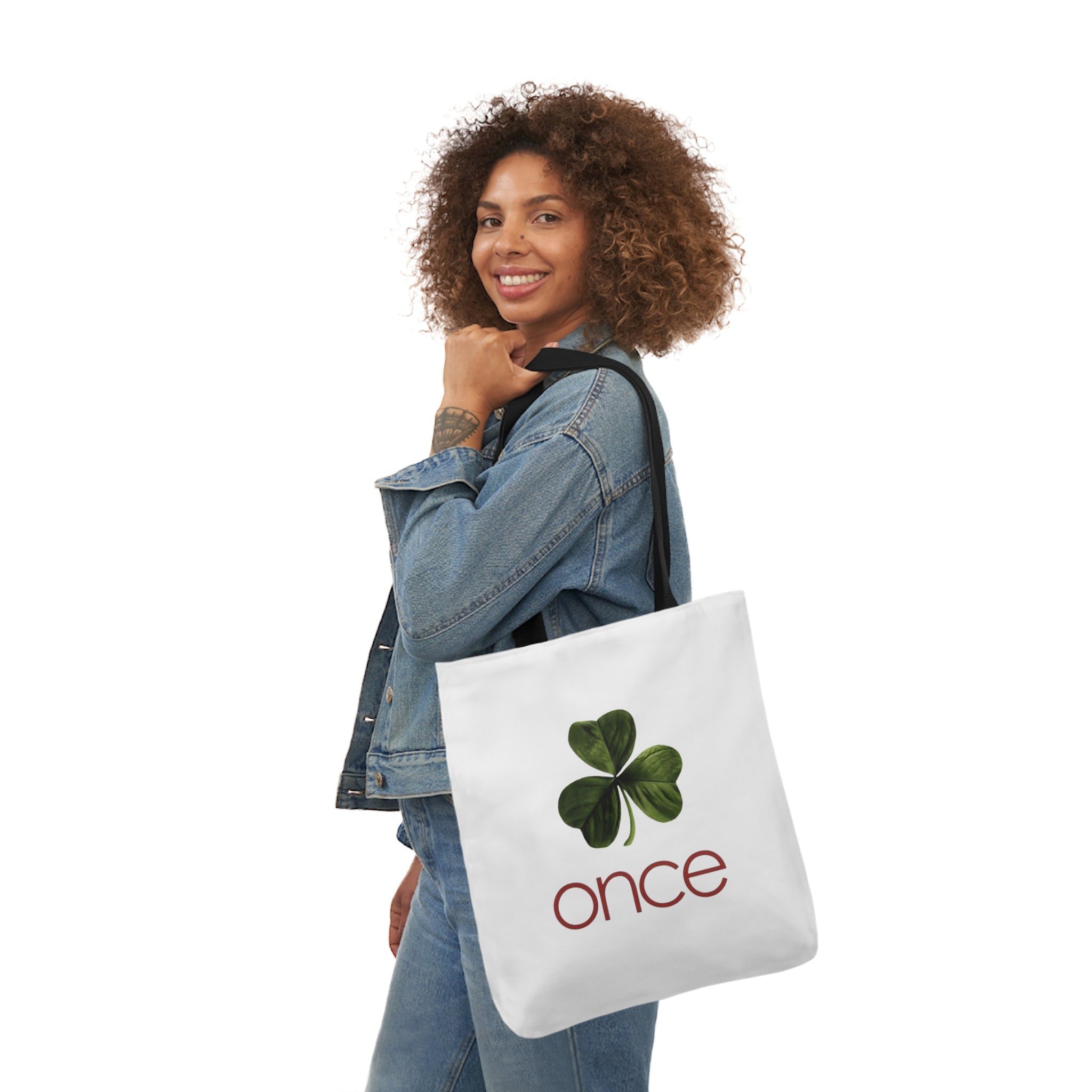 Once Canvas Tote Bag, 5-Color Straps