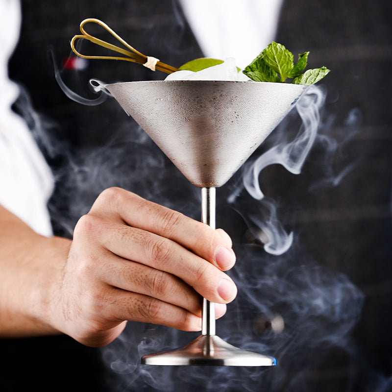 Stainless Steel Cocktail & Martini Glass