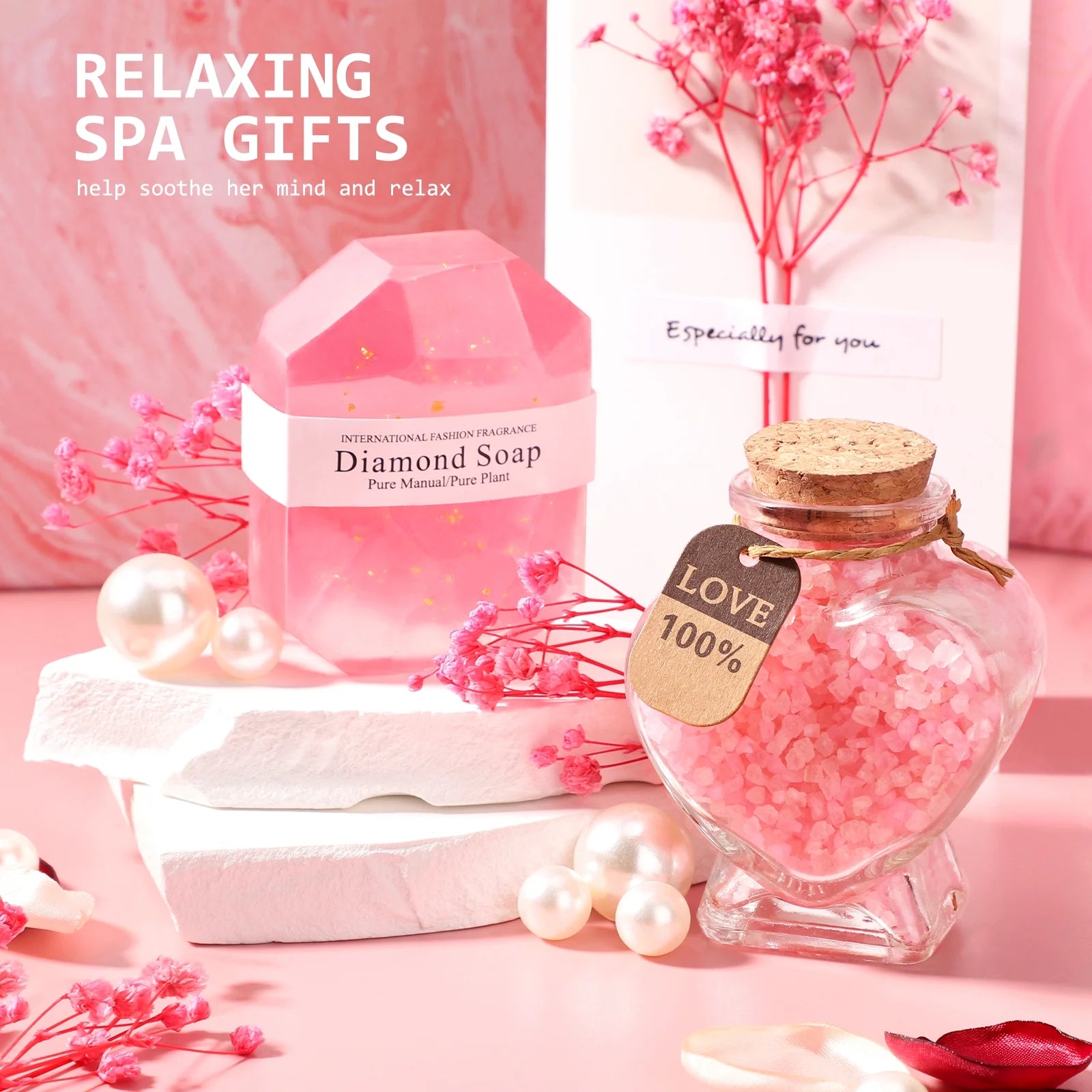 Gift Baskets Set for Women – 10 Pack Bath & Body Spa Gifts