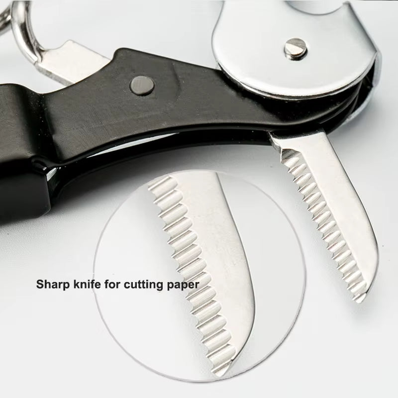 Stainless Steel Red Wine Beer Bottle Opener Cork Screw Multi Function Seahorse Safe Cut Can Kitchen Bar Tools
