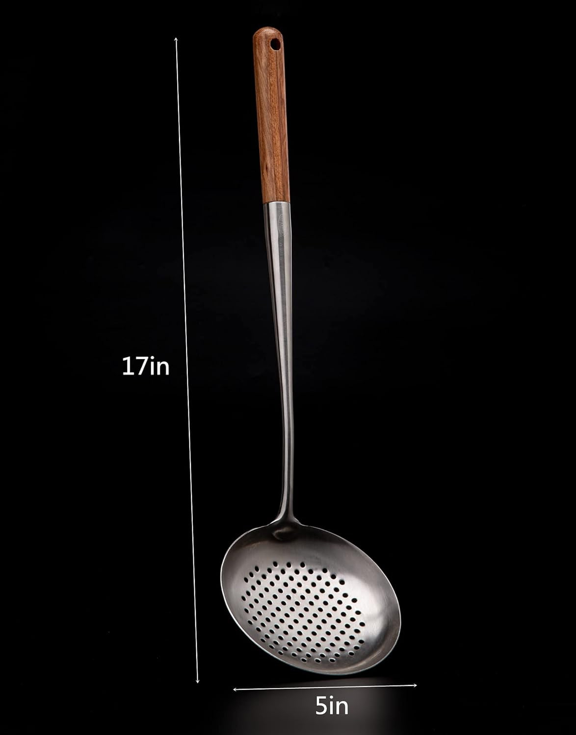 Stainless Steel Skimmer Slotted Spoon Colander Strainer Ladle for Cooking and Frying