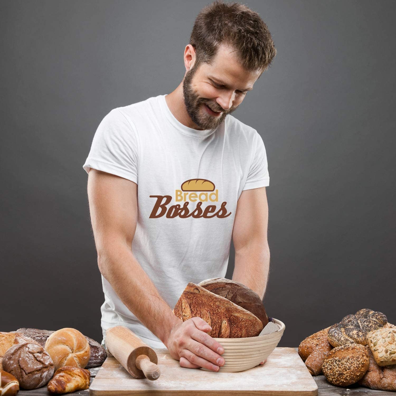 9 Inch Bread Banneton Proofing Basket