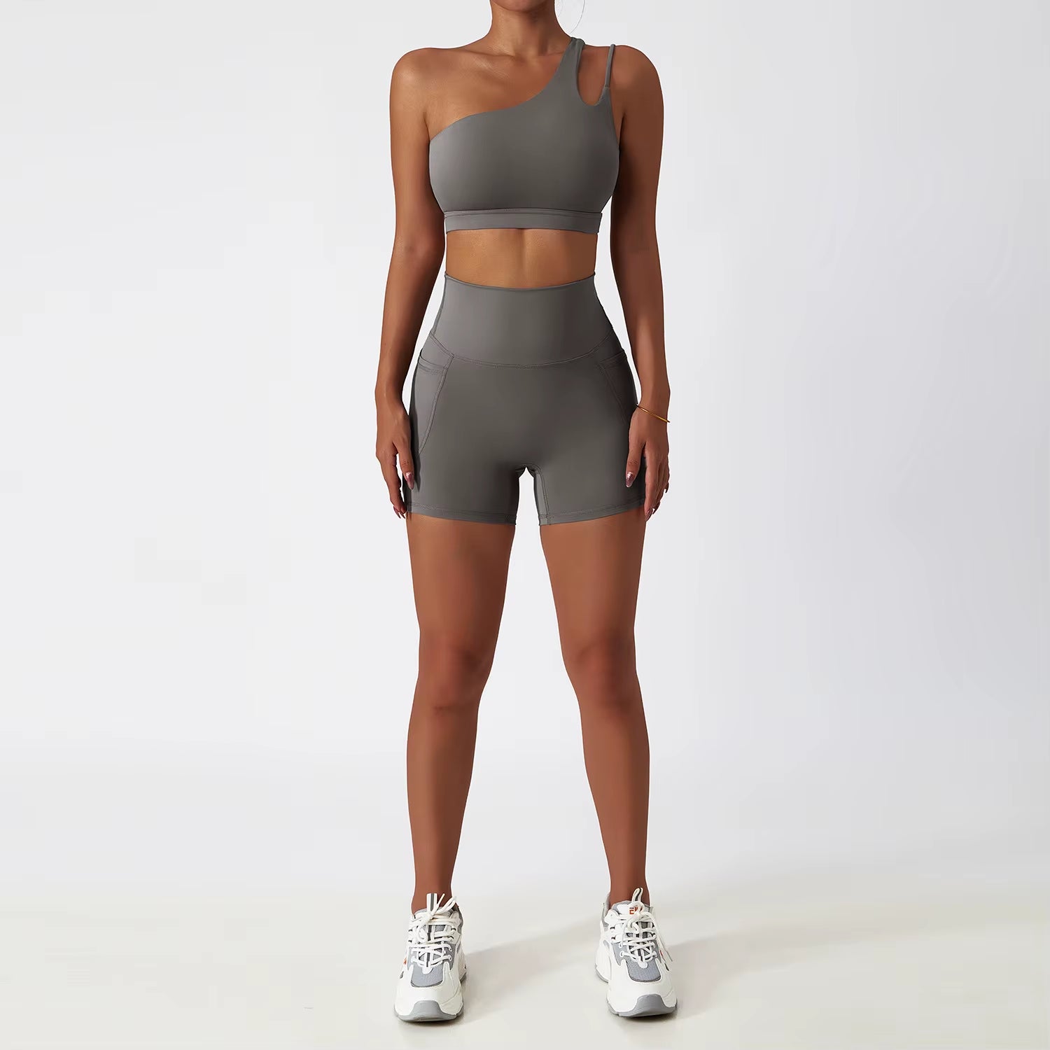 White Yoga Sets Women Sport Femme Rib Activewear Set Girls Seamless Fitness Suit Workout Clothes Athletic Wear Seamless Gym Set