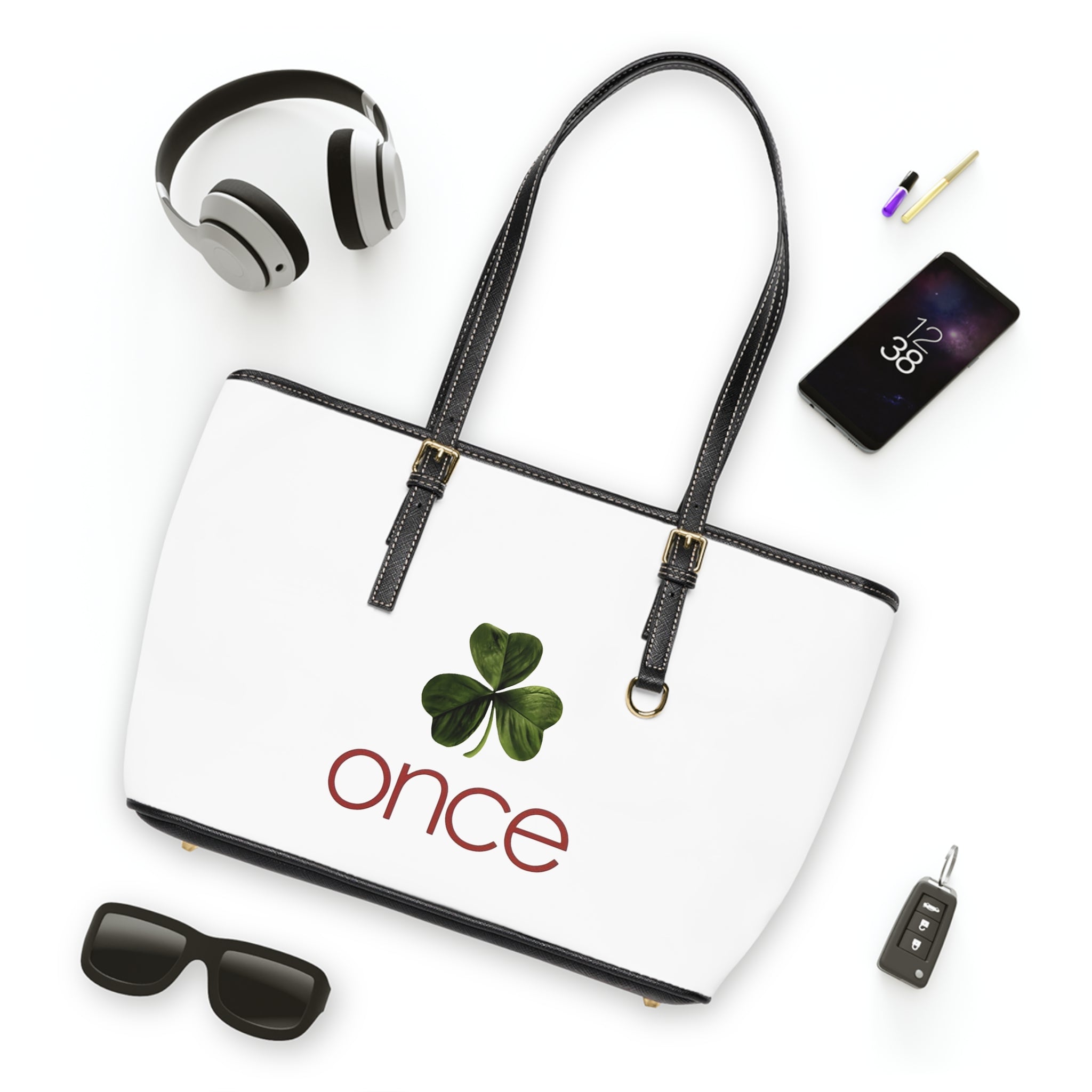 Once PU Leather Shoulder Bag