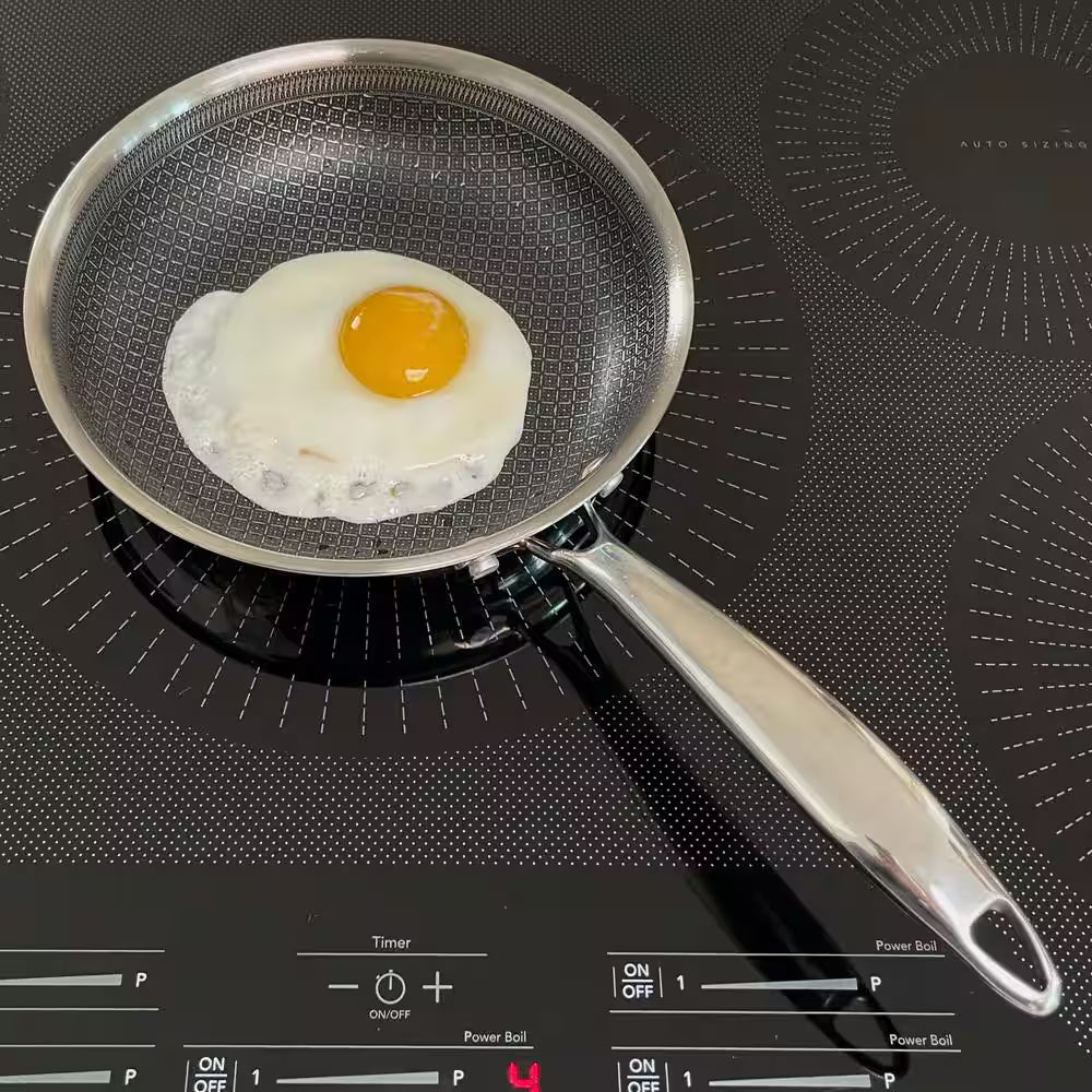 Tri-Ply 8 " Inch Stainless Steel Nonstick Frying Pan