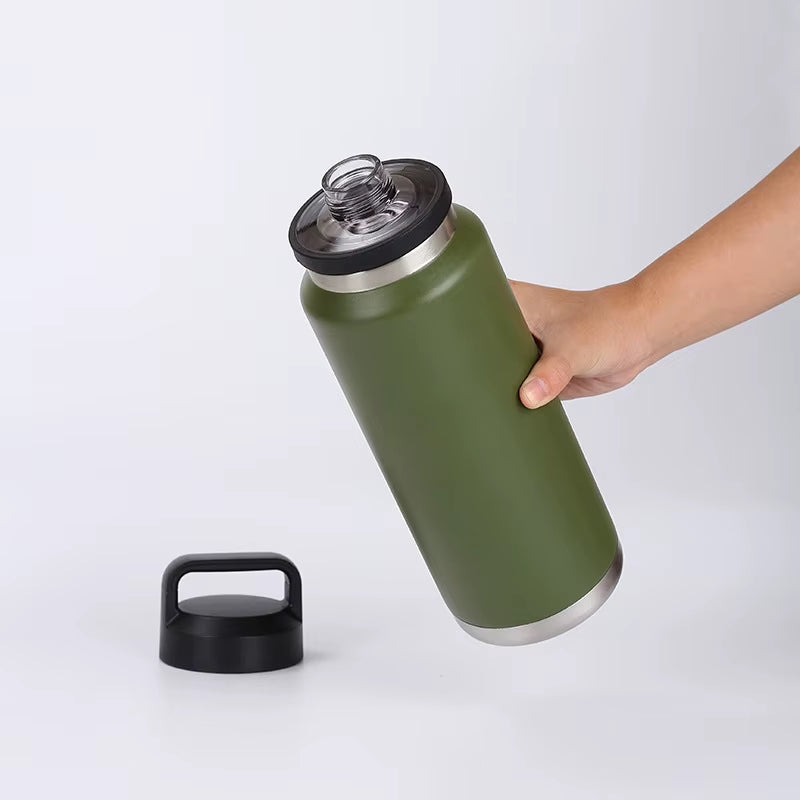Large Capacity Water Bottle Stainless Steel Thermos Vacuum Insulated Flask