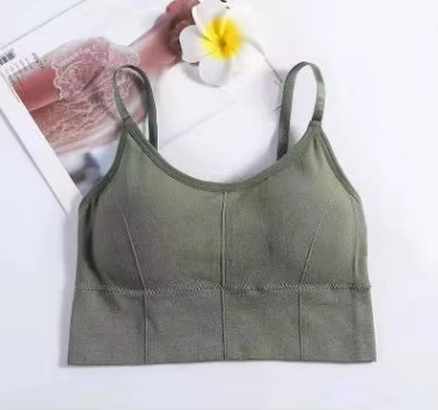 Women Fitness Top Seamless Crop Top Push up