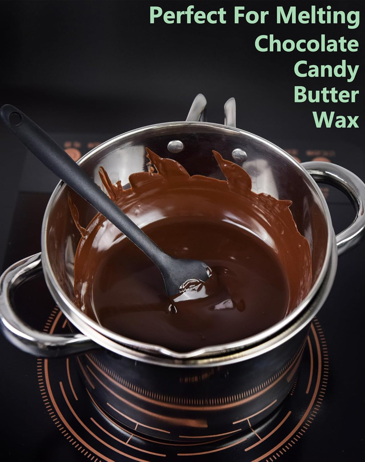 3.1Qt Stainless Steel Large Double Boiler Pot Set