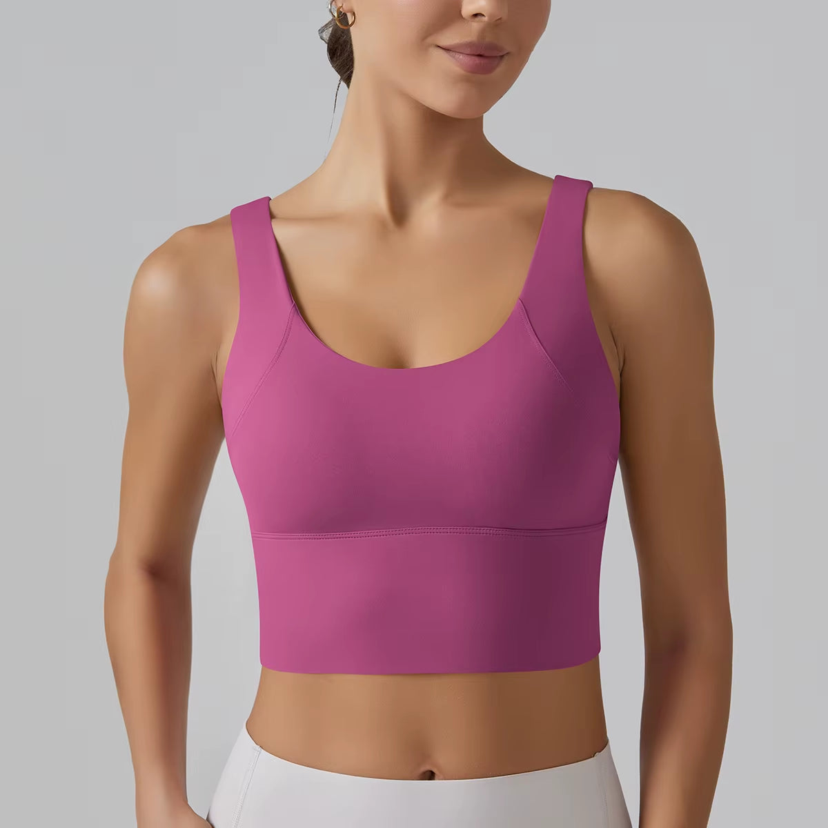 New Fitness Top Women's Push up Running Gym