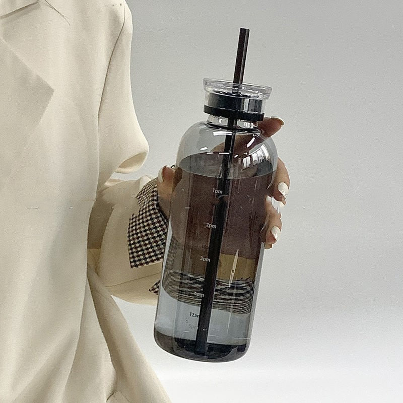 Double Lid Time Scale Large Capacity with Straw