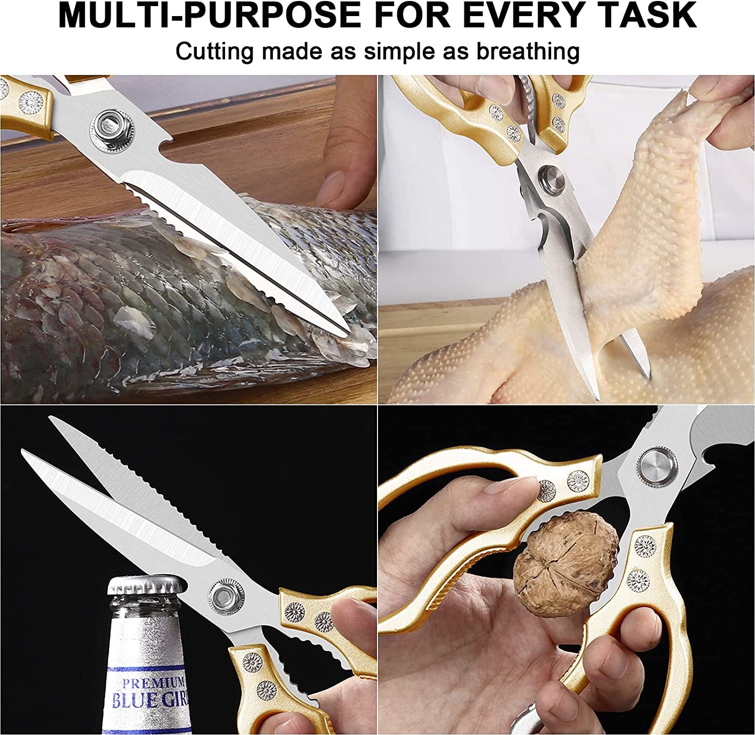 Kitchen Scissors All Purpose Heavy Duty