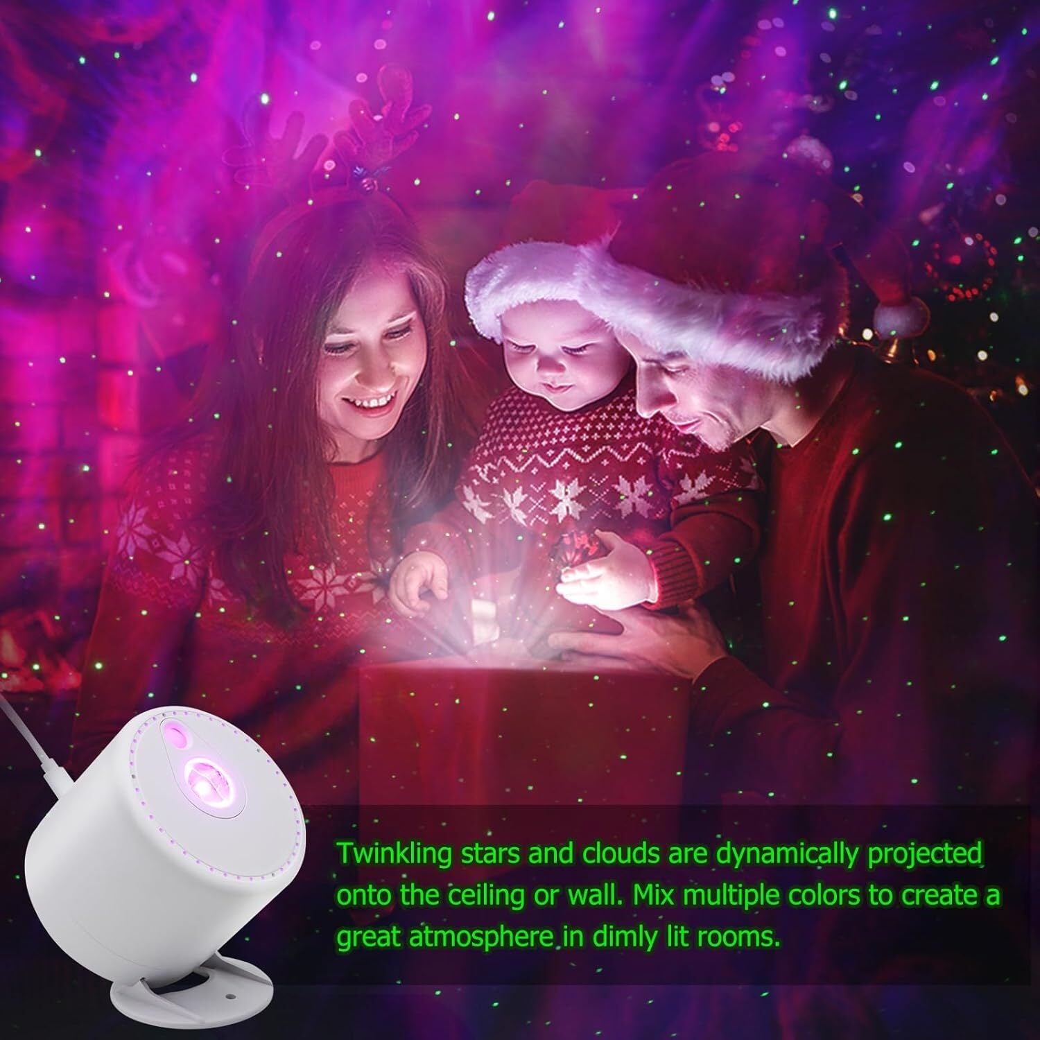 Galaxy Projector,Star Projector with Timer and Remote Control