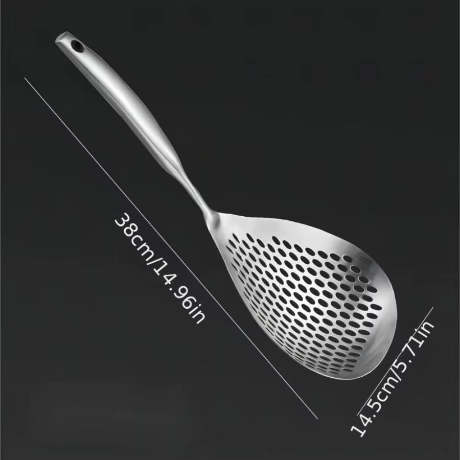 Stainless Steel Slotted Skimmer for Cooking, Kitchen Tool