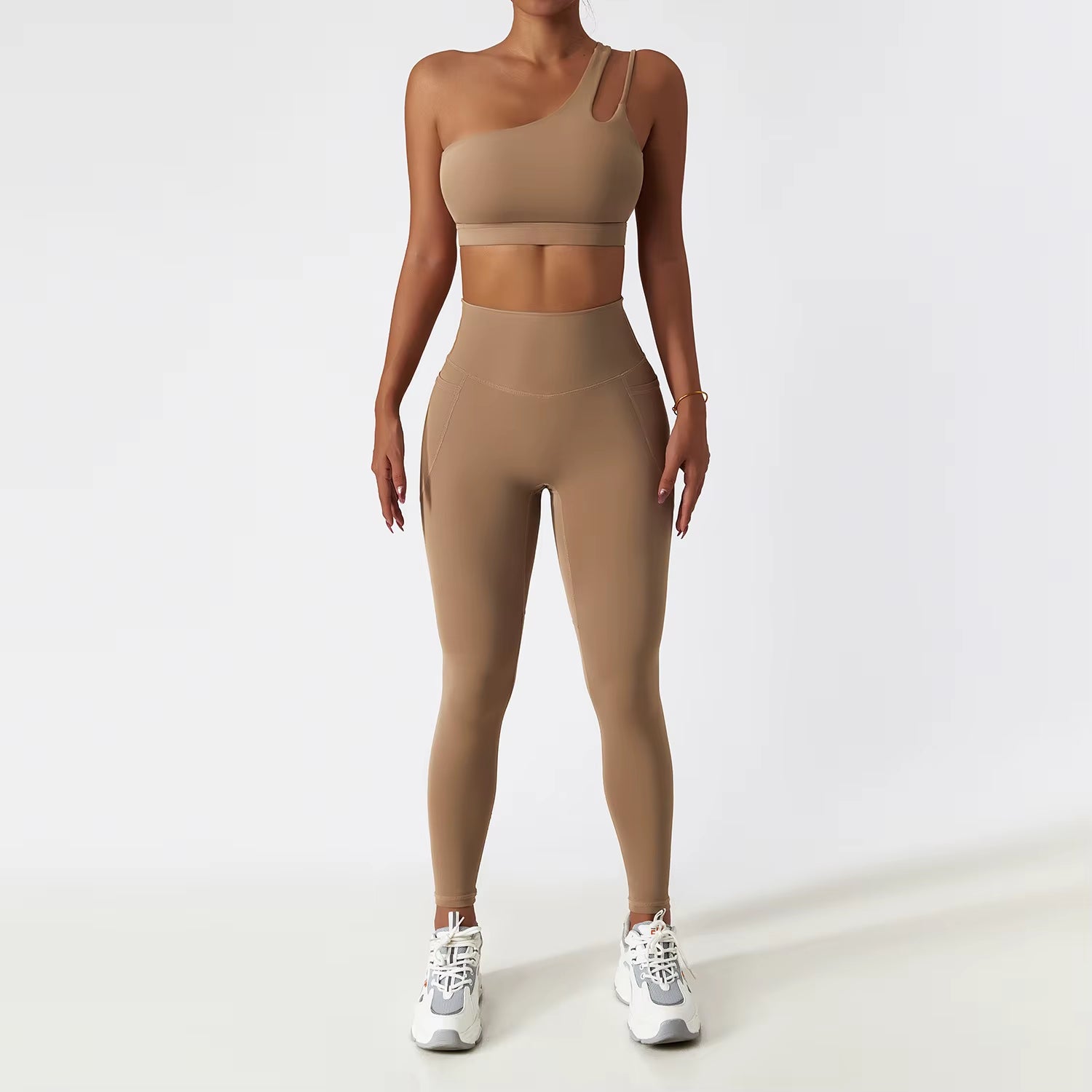White Yoga Sets Women Sport Femme Rib Activewear Set Girls Seamless Fitness Suit Workout Clothes Athletic Wear Seamless Gym Set