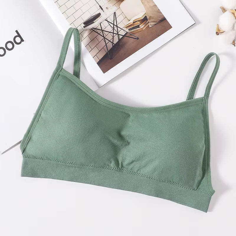 Women Seamless Bras Women'S Bra Top Female Underwear Sexy Lingerie Removable Pad Bandeau Backless Fitness Top Wireless Bralette