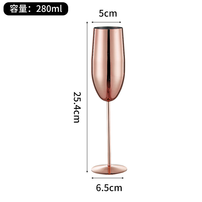 304 Stainless Steel Champagne Glass