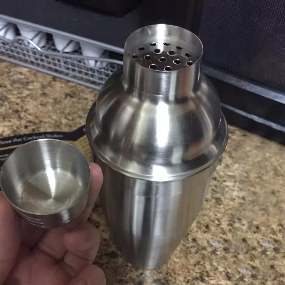 550ML/750ML Cocktail Shaker Mixer Stainless Steel Wine Martini Boston Shaker for Bartender Drink Party Bar Tools