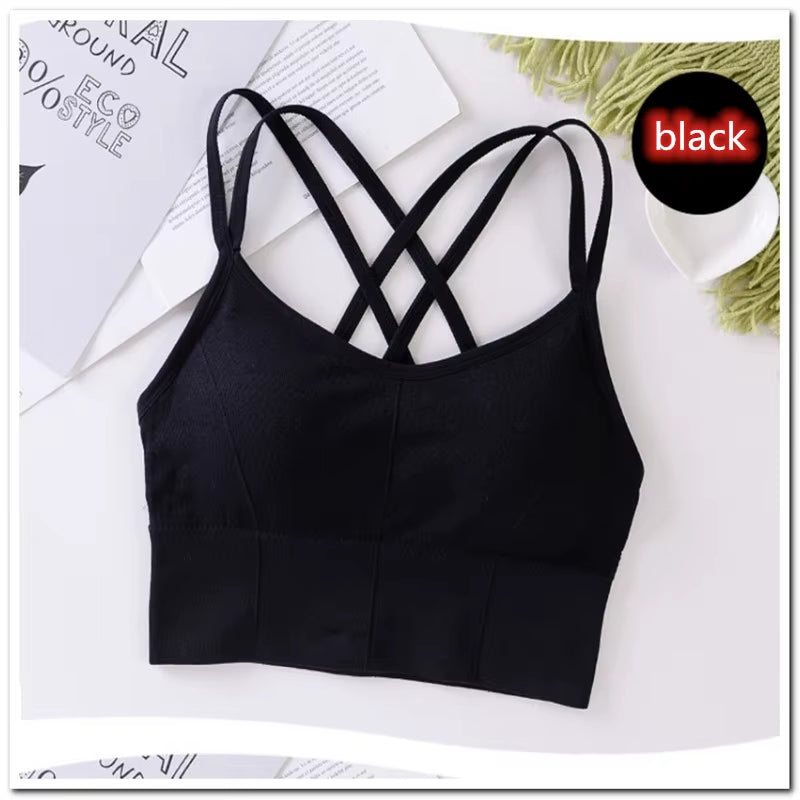 Women Fitness Top Seamless Crop Top Push up