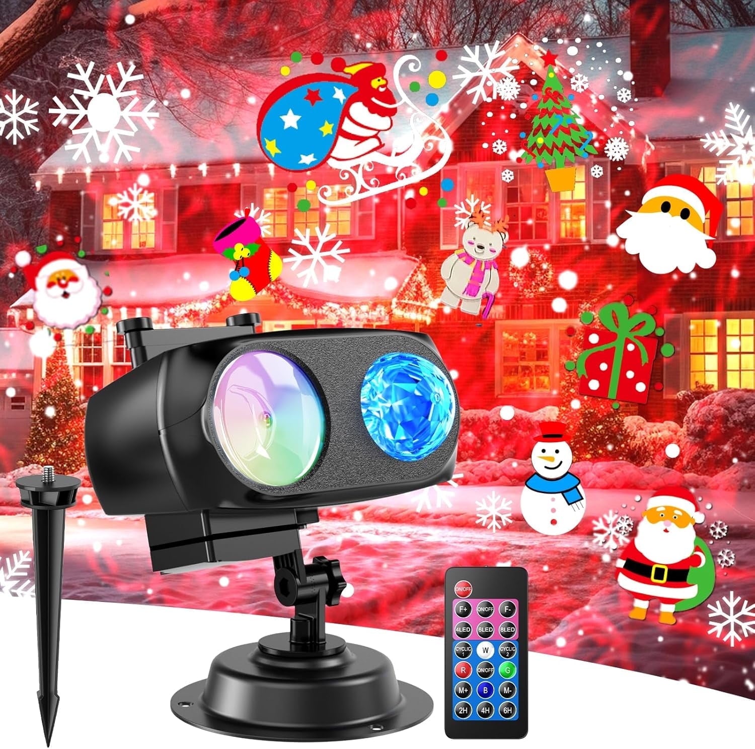15W Brighter Decorations Projector Lights