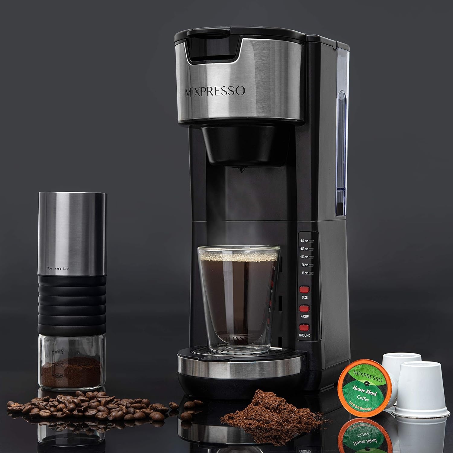 Coffee Maker – K-Cup & Ground Coffee Compatible
