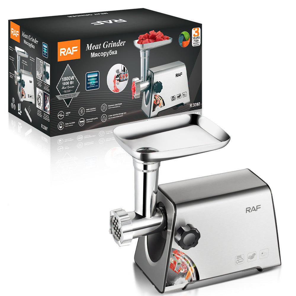 Household Electric Multi-functional Stainless Steel Meat Grinder
