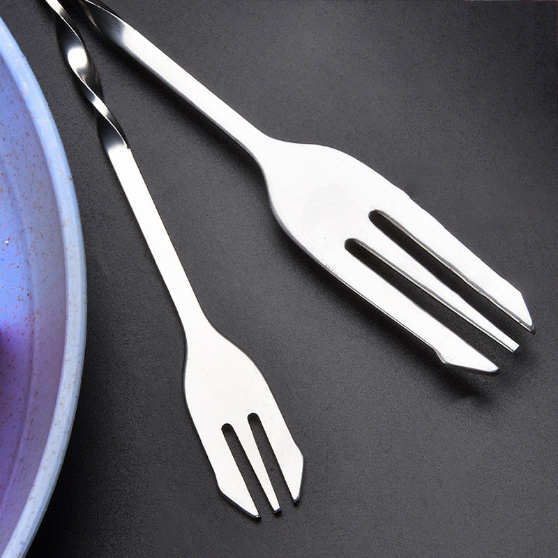 Short Bar Spoon Bar Shaker Cocktail Stirring Stick