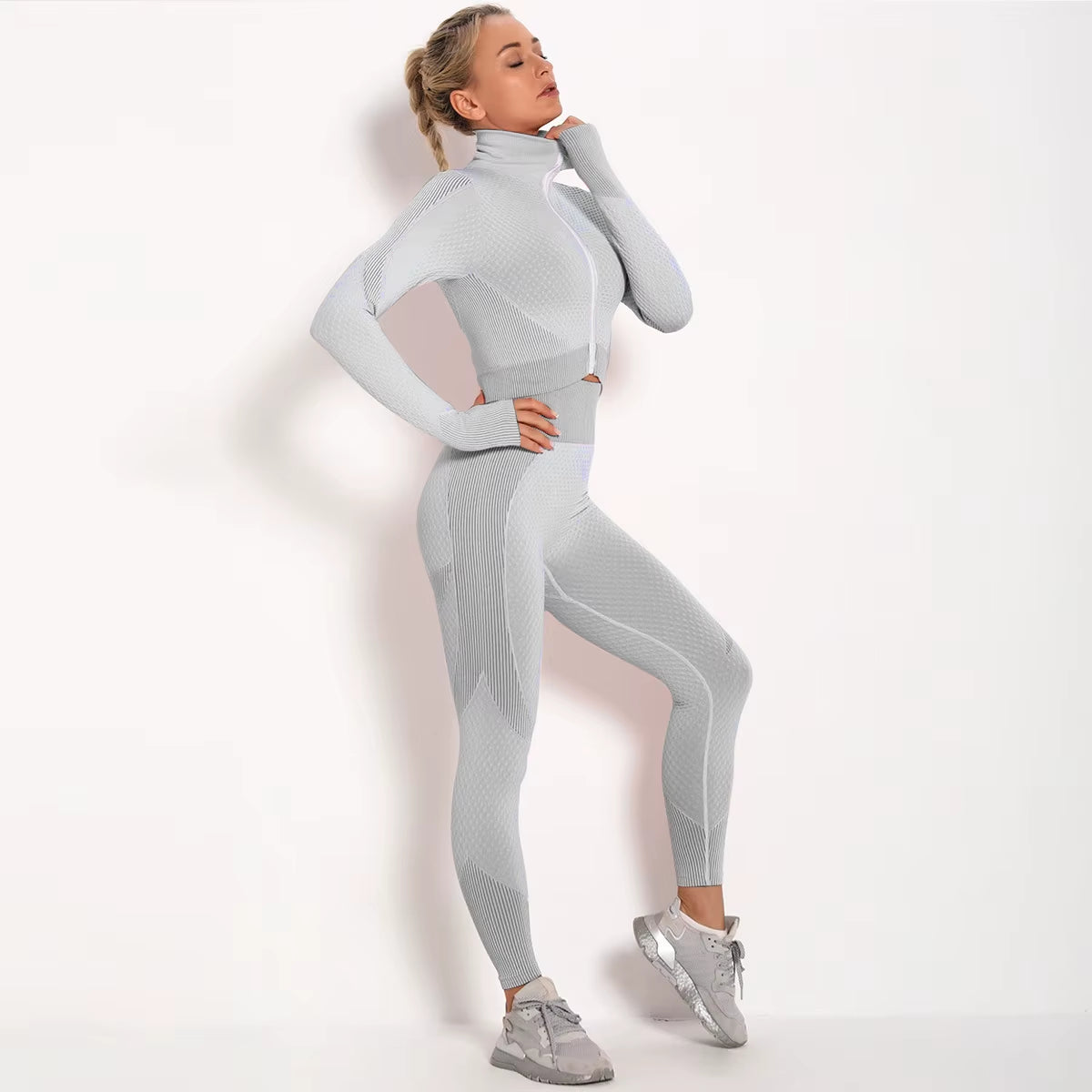 Seamless Fitness Suit Set for Women