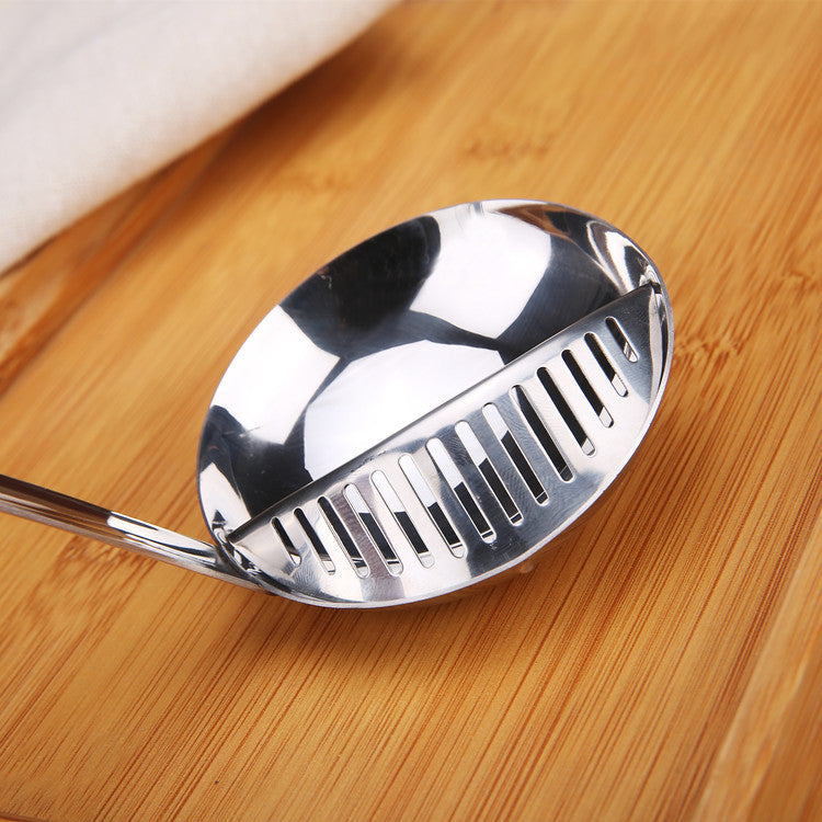 Kitchen Colander & Stainless Steel Spoon