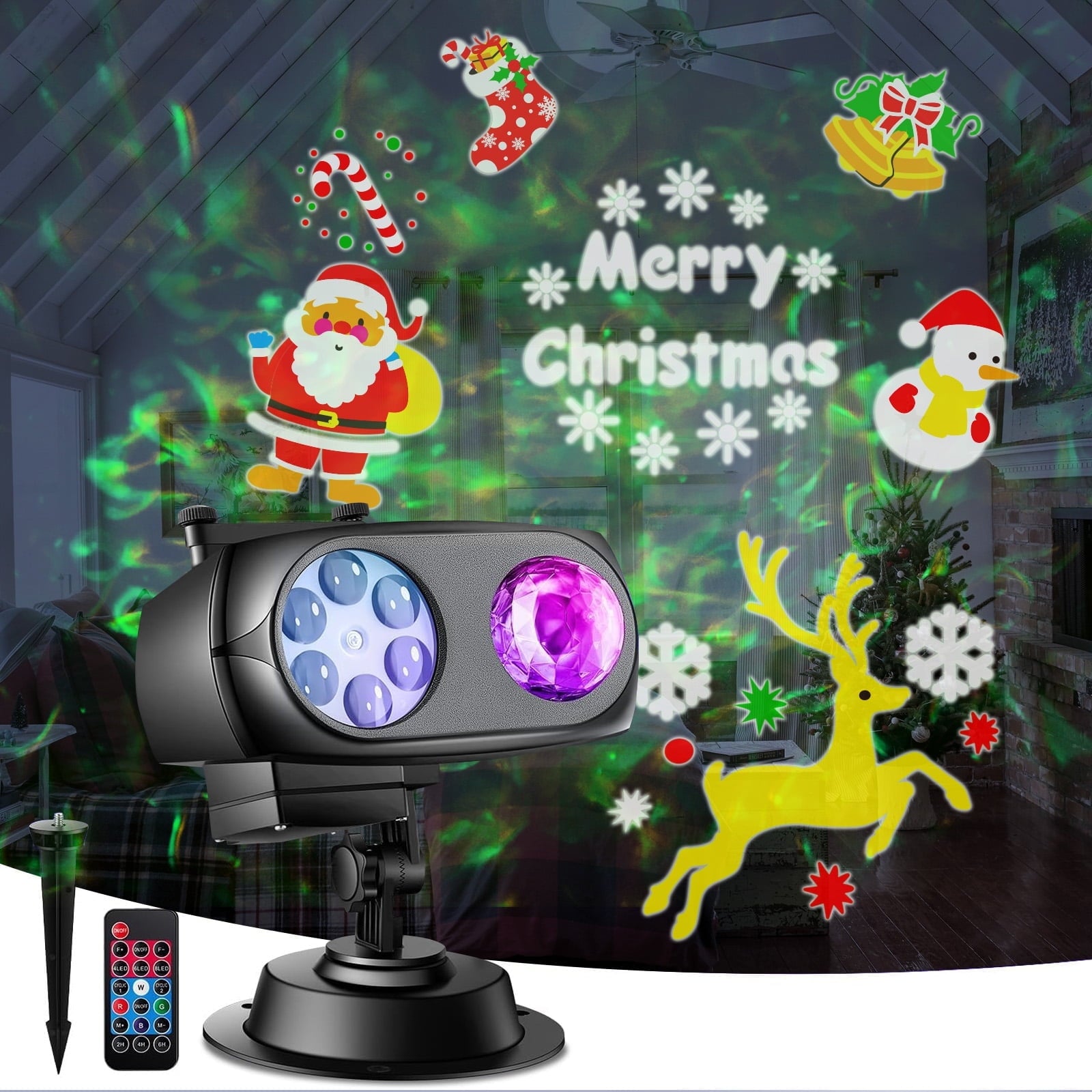 15W Brighter Decorations Projector Lights
