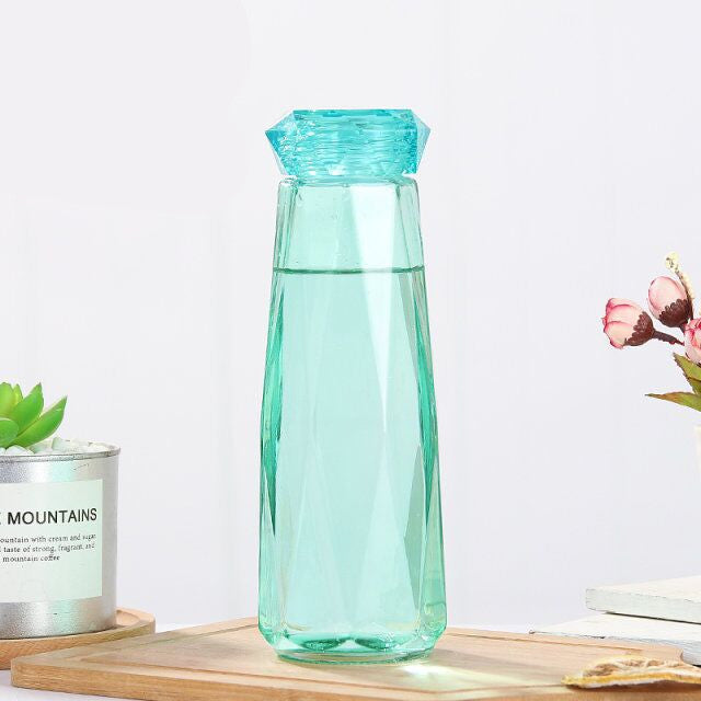 Crystal Glass Water Bottle