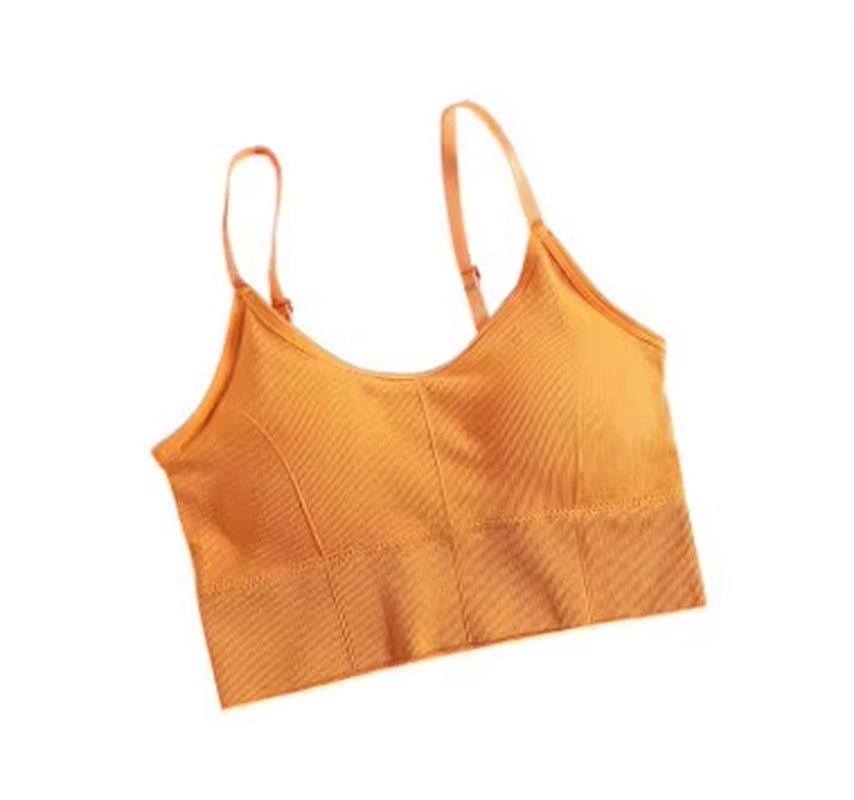 Women Fitness Top Seamless Crop Top Push up