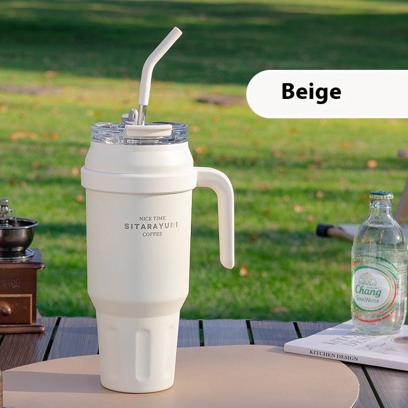 Durable Insulated Tumbler with Handle and Straw: Your Perfect Hydration Partner