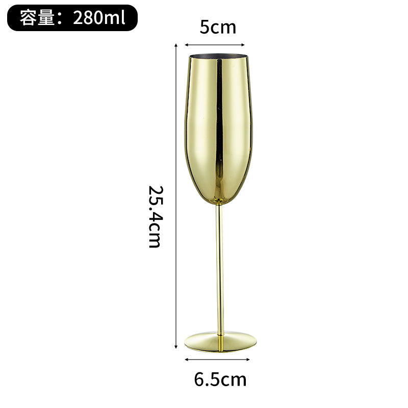304 Stainless Steel Champagne Glass