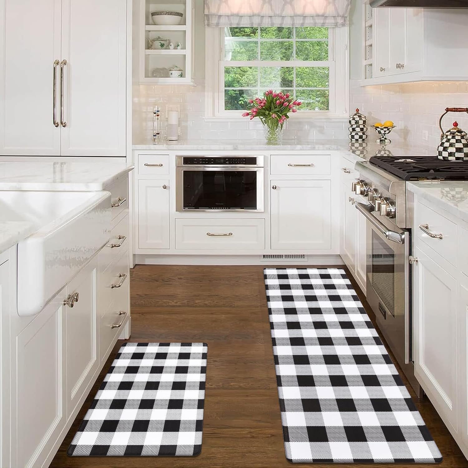 Anti Fatigue Kitchen Mat Set of 2,