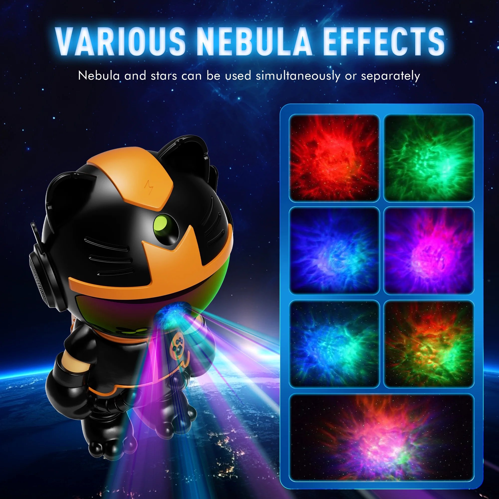Astronaut Galaxy Projector for Bedroom