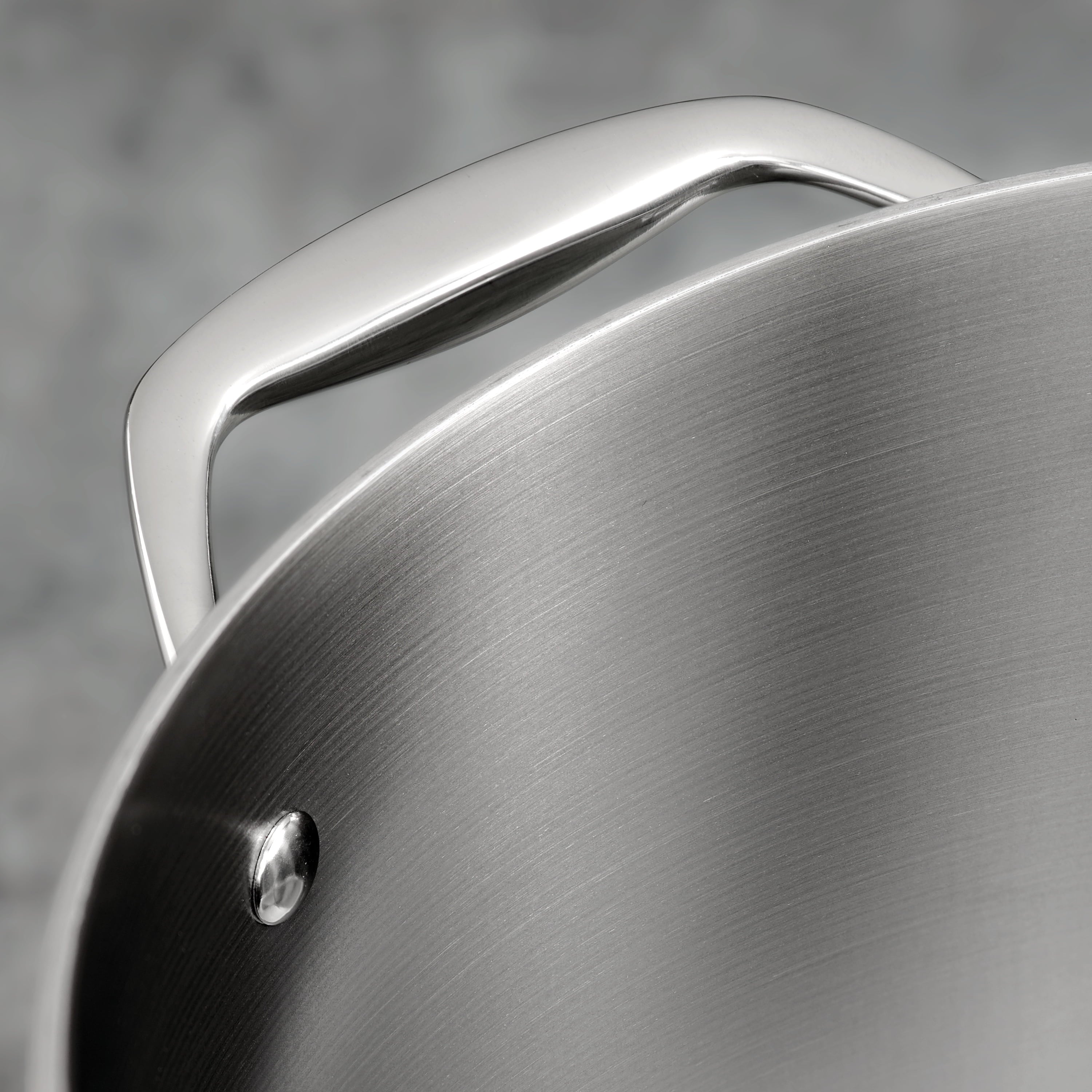Signature 8-Quart Tri-Ply Clad Stainless Steel Stock Pot with Lid, Induction Ready, Oven-Safe, Dishwasher Safe