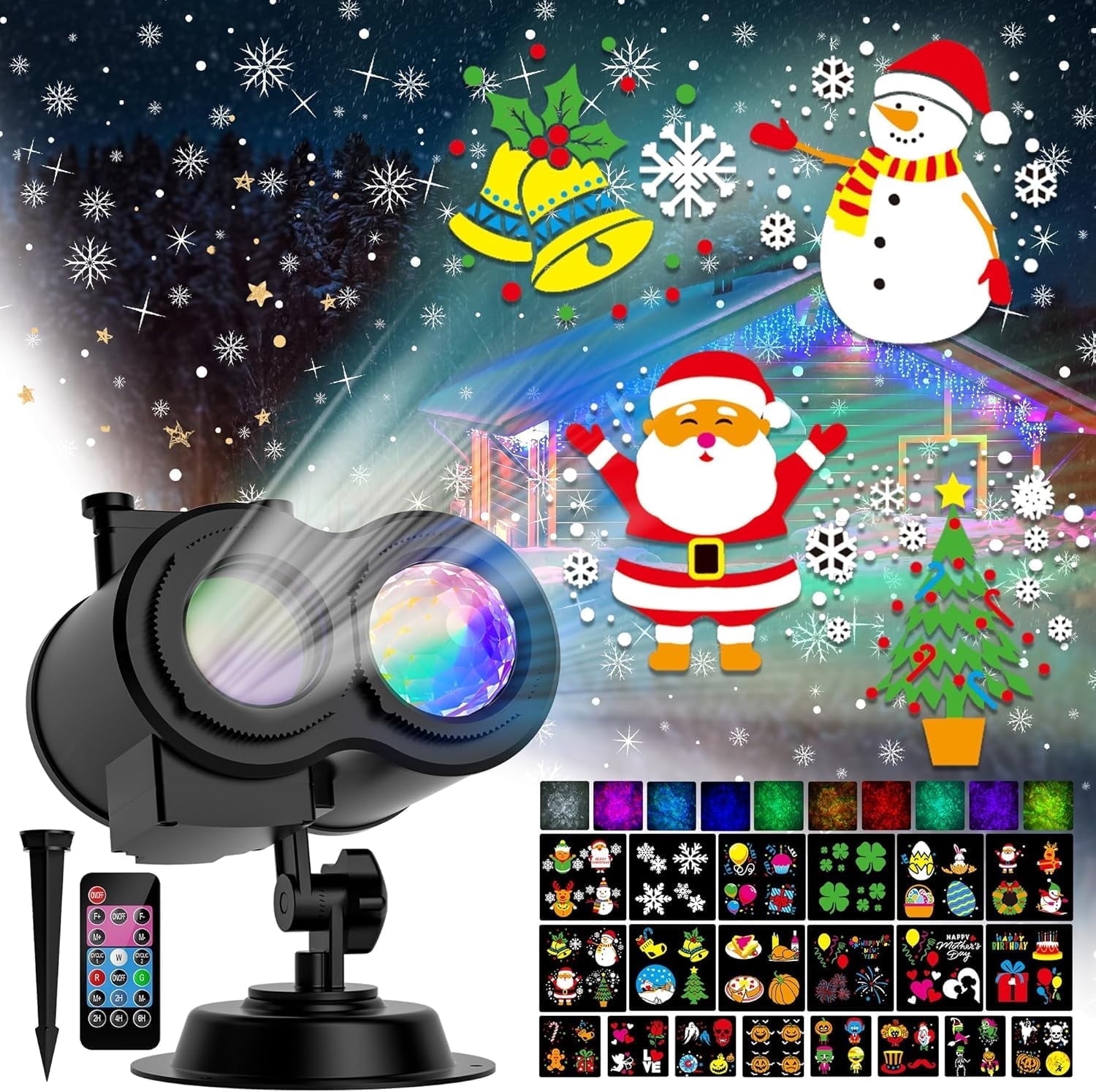 15W Brighter Decorations Projector Lights