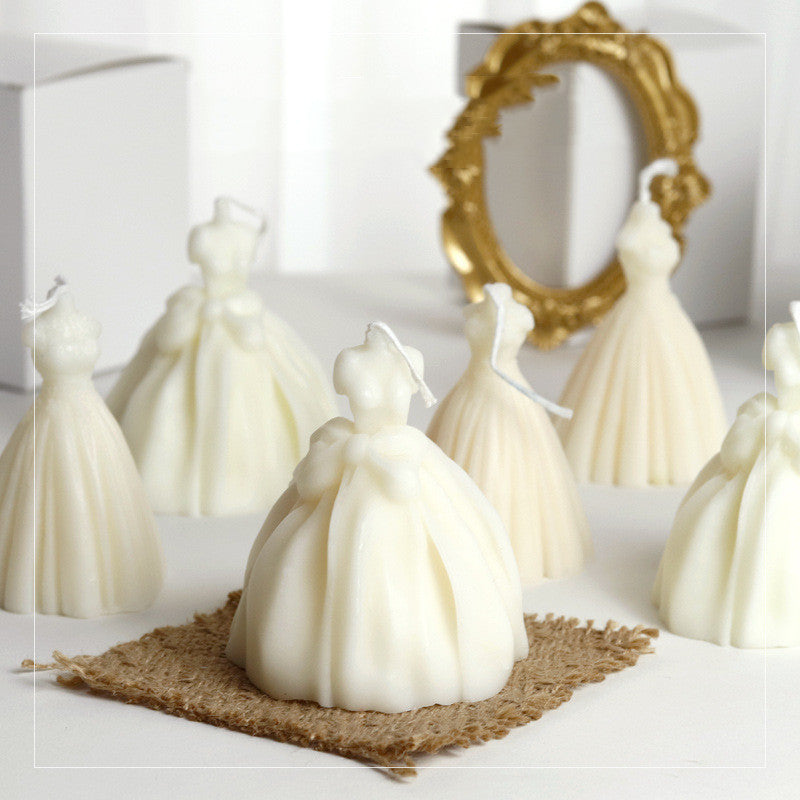 Scented Elegantly Shaped Dress Candle