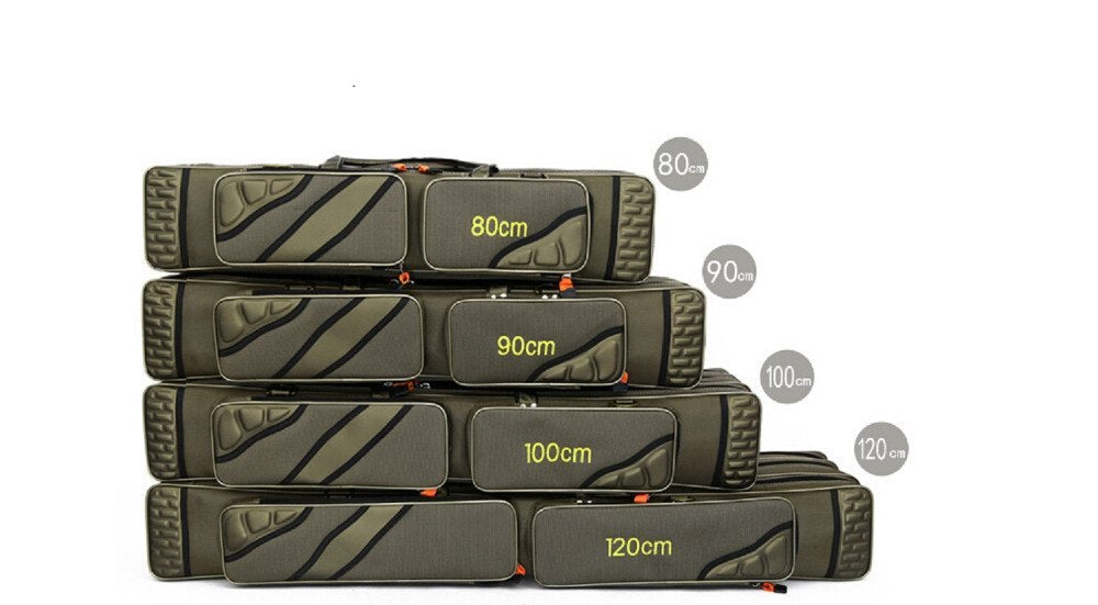 Outdoor 3 layer Fishing Bags Waterproof fishing tackle bag fishing rod bag pole bags