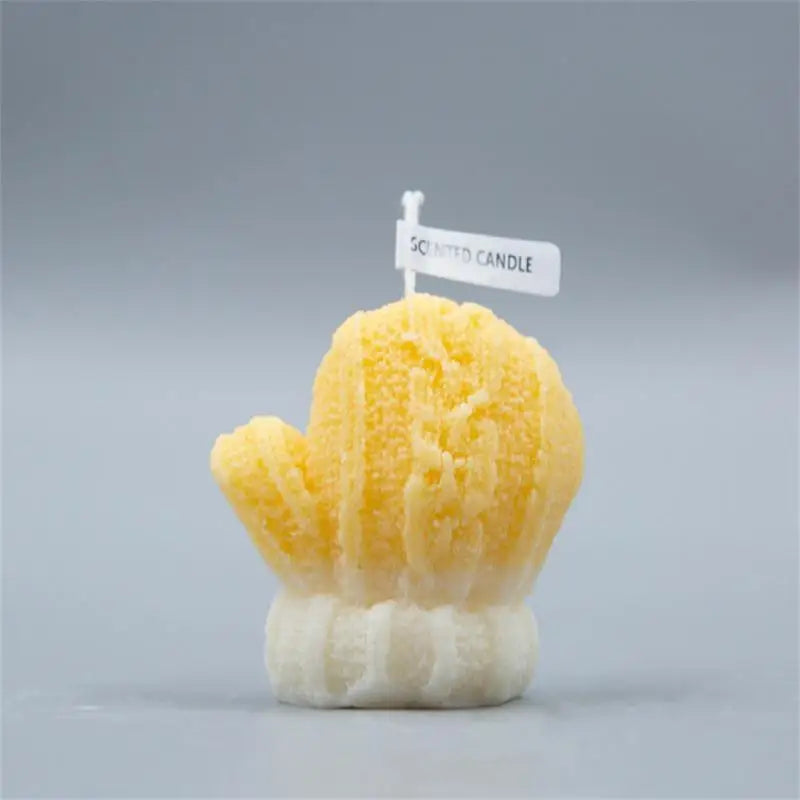 Christmas Scented Candle Creative Mini Gloves Candle Ornaments Christmas Candles for Home New Year Table Decoration Gift