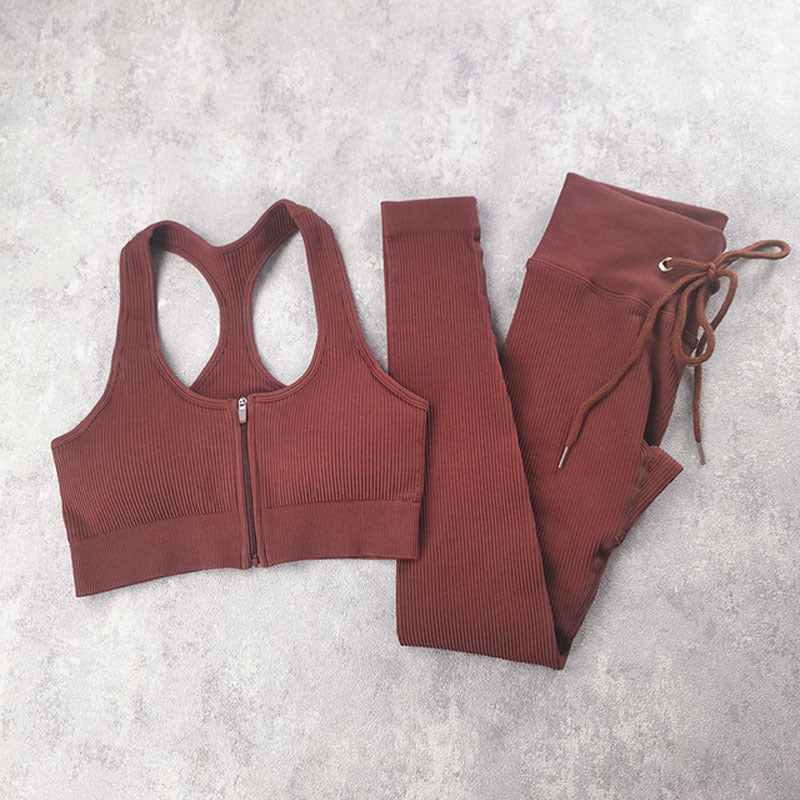 Ladies Fitness Short-sleeved Yoga Suit