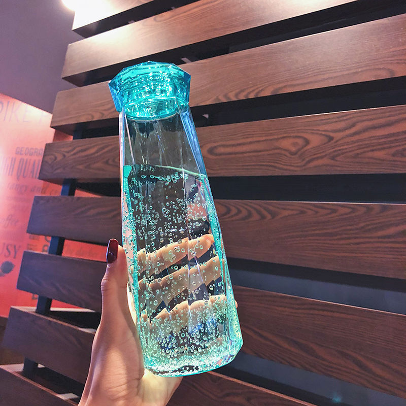 Crystal Glass Water Bottle