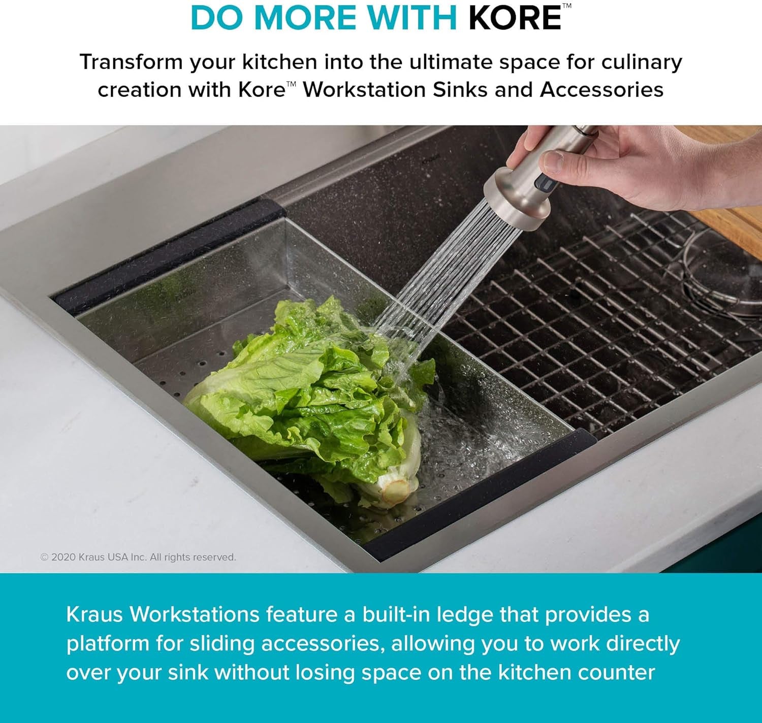 Stainless Steel Colander for Workstation Kitchen Sink, CS-6