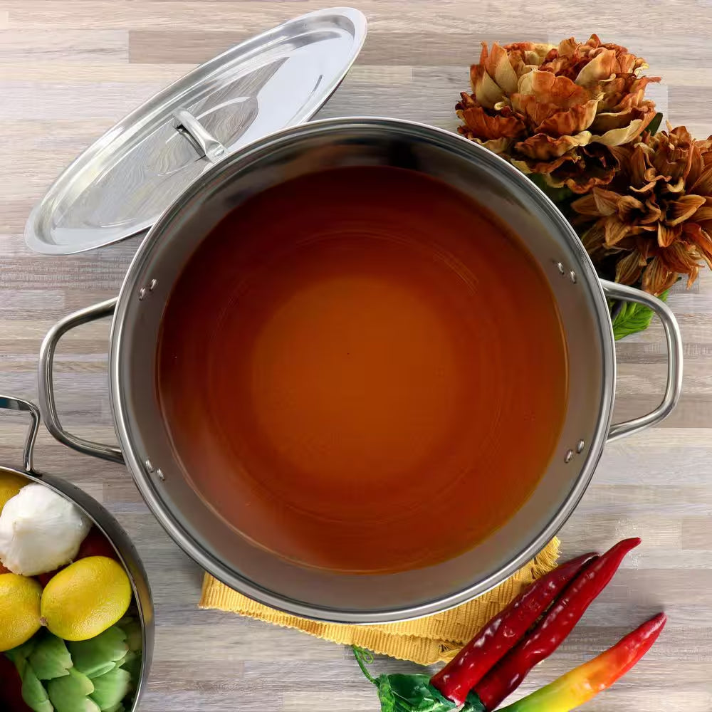 16 Qt. Stainless Steel Stock Pot with Lid