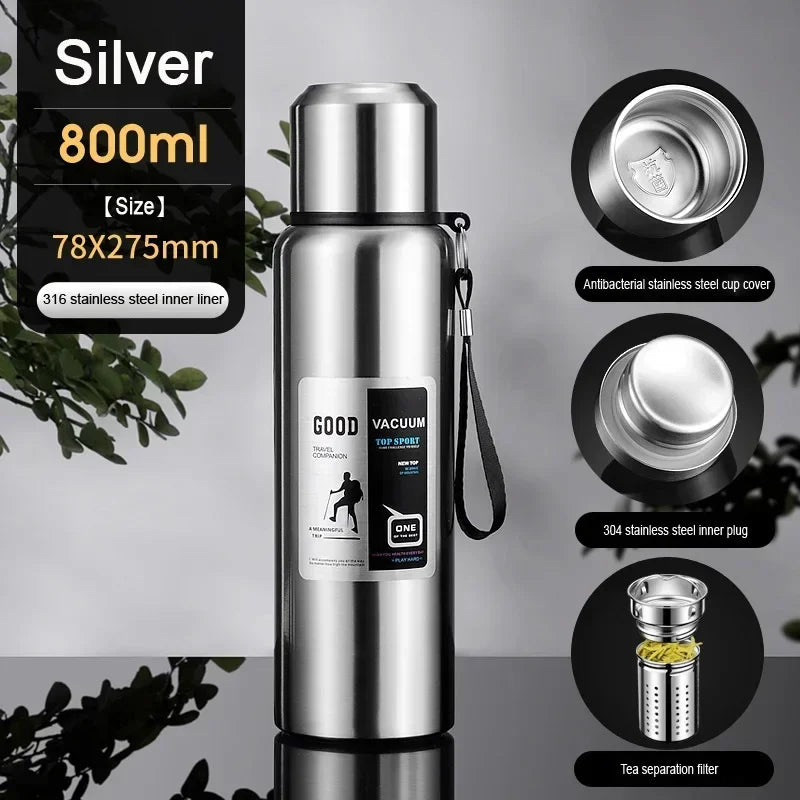 Large Capacity Cold Thermal Thermos Stainless Steel Insulated