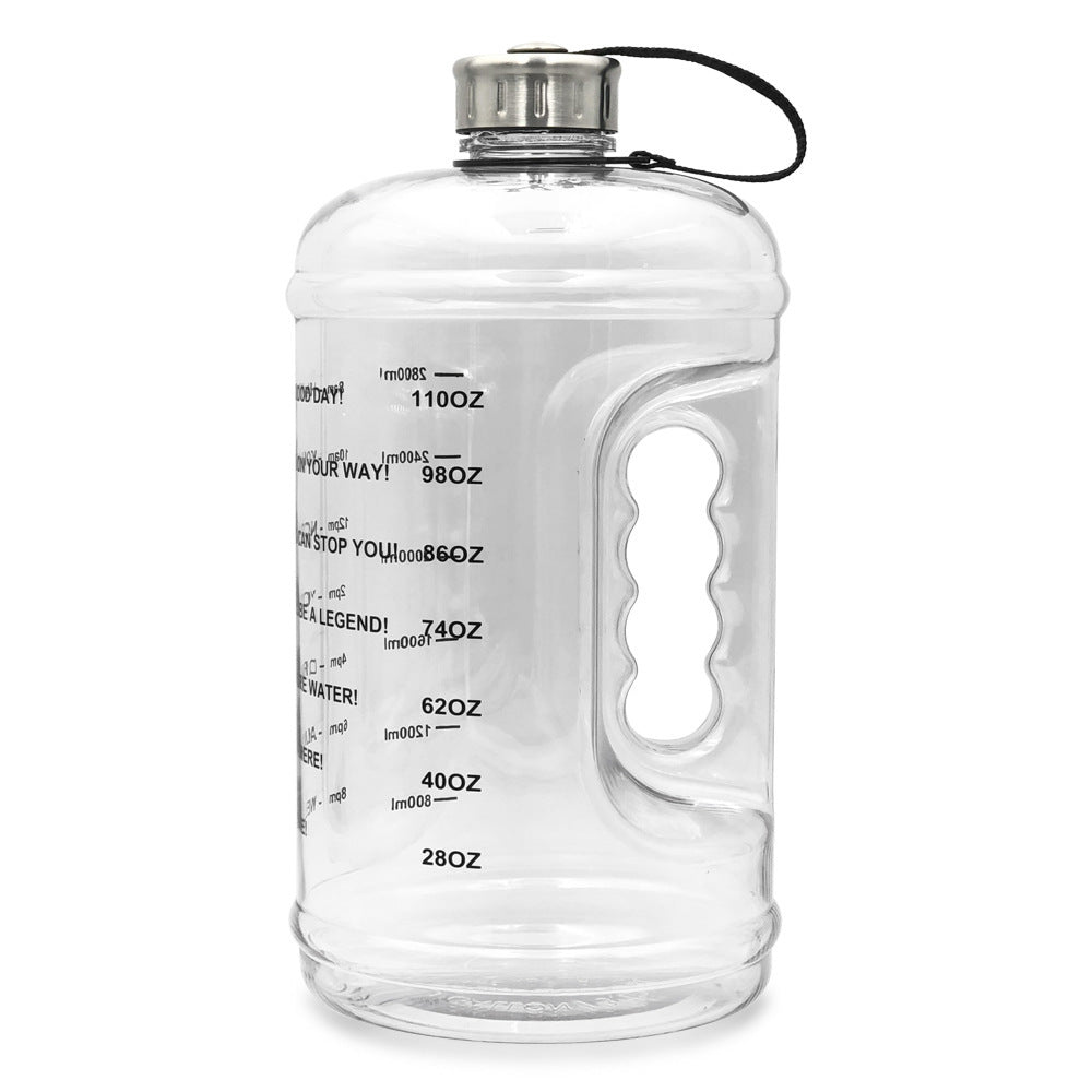 2.2L Sports Bottle Gradient Plastic Gym Large Capacity