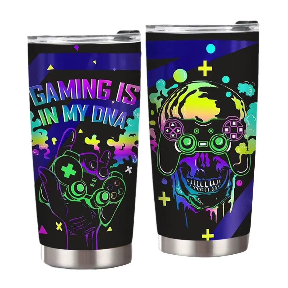 20 oz. Stainless Steel Insulated Gamer Tumbler Cup
