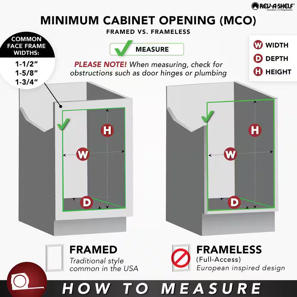 Silver Kitchen Cabinet Pull Out Shelf Organizer, 12 In. X 22 In.