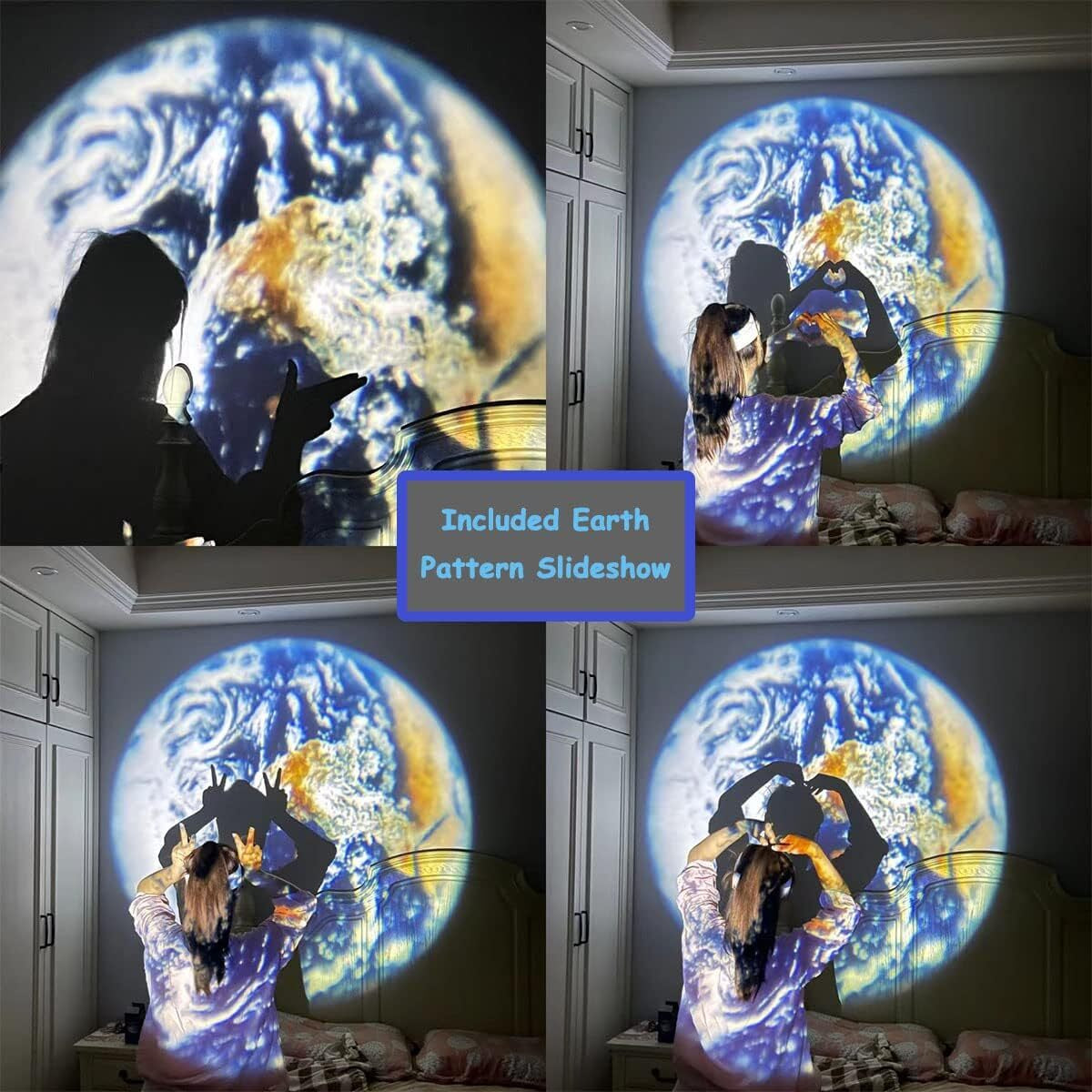 USB Powered 360 Degree Moon Lamp Romantic Atmosphere